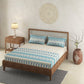 Vista Blue 100% Cotton Antibacterial Bedsheet Set