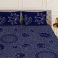 Trove Blue Designer Antibacterial Cotton Bed Linen Set by Rohit Bal