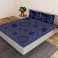 Trove Blue Designer Antibacterial Cotton Bed Linen Set by Rohit Bal