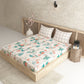 Edenia Cream 100% Cotton Antibacterial Bedsheet Set