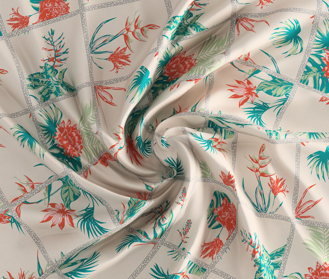 Edenia Cream 100% Cotton Antibacterial Bedsheet Set